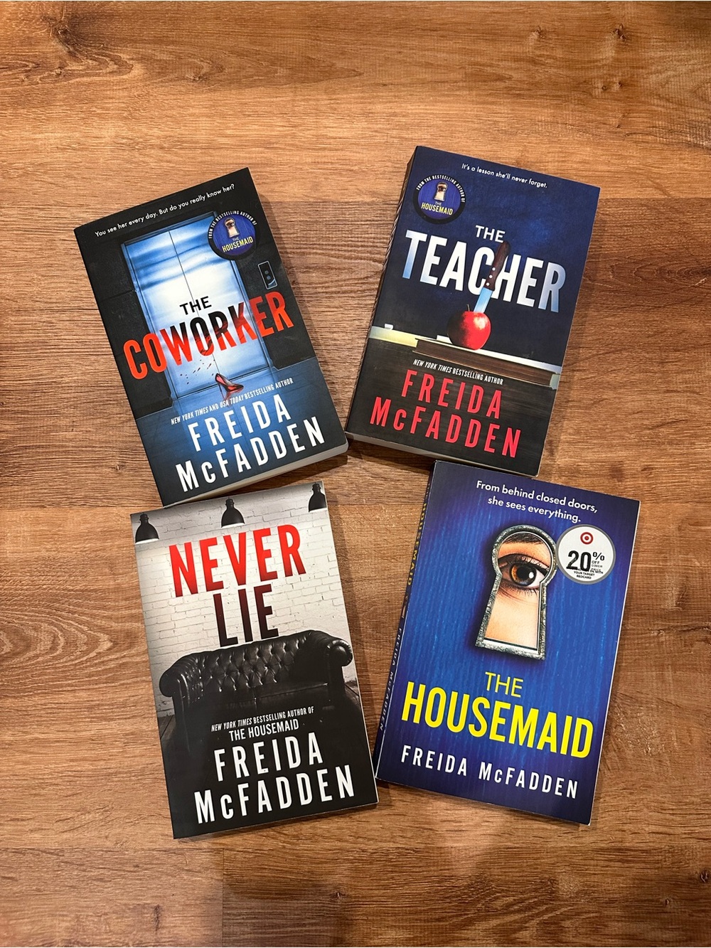 EUC Freida McFadden Paperback Book Set of 4
